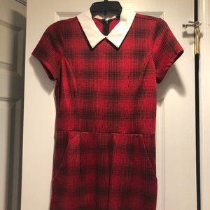 AQUA brand plaid romper